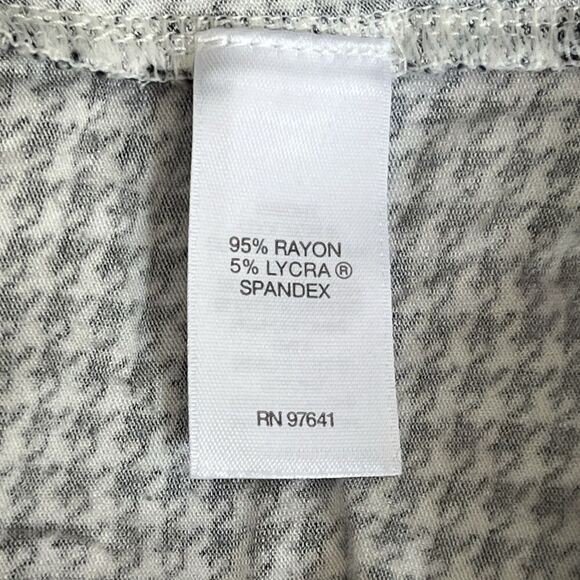 J. Jill Wearever Shirt Black White Houndstooth Tank Sz Medium Petite - Picture 5 of 8